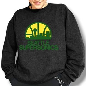 Vintage 90s Style Seattle Supersonics Crewneck